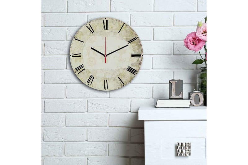 Decorative MDF Clock 30x - Boligtilbehør - Vægdekoration - Vægure & Ure