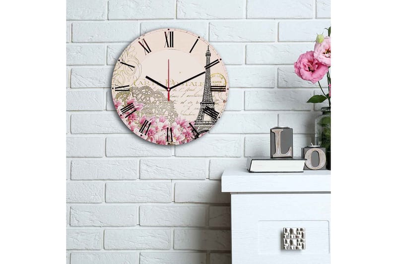 Decorative MDF Clock 30x - Boligtilbehør - Vægdekoration - Vægure & Ure