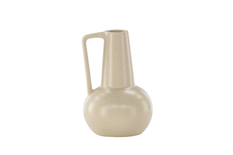 Lane Vase 15x15 cm - Beige - Boligtilbehør - Vaser