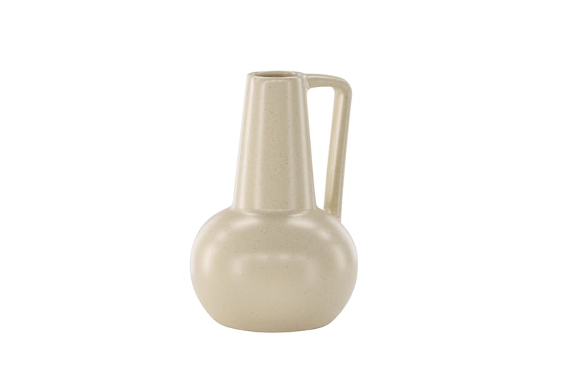 Lane Vase 15x15 cm - Beige - Boligtilbehør - Vaser