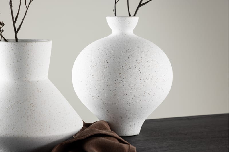 Rellis Vase - Hvid - Boligtilbehør - Vaser