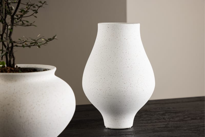 Rellis Vase - Hvid - Boligtilbehør - Vaser