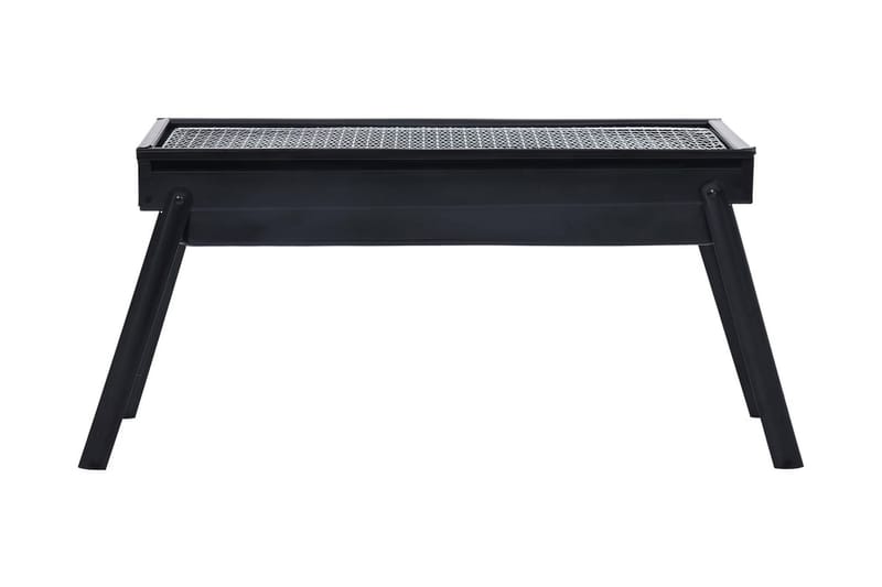 bærbar campinggrill 60x22,5x33 cm stål - Sort - Have - Grill - Øvrige griller - Bærbare griller & campinggriller