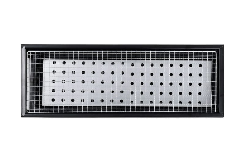 bærbar campinggrill 60x22,5x33 cm stål - Sort - Have - Grill - Øvrige griller - Bærbare griller & campinggriller