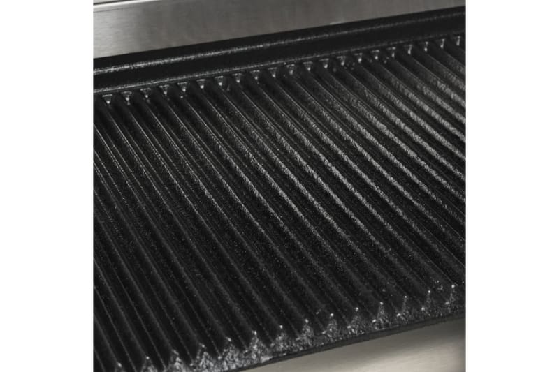 Dobbeltrillet Panini-Grill 3600 W 58 X 41 X 19 Cm - Sølv - Have - Grill - Grill tilbehør