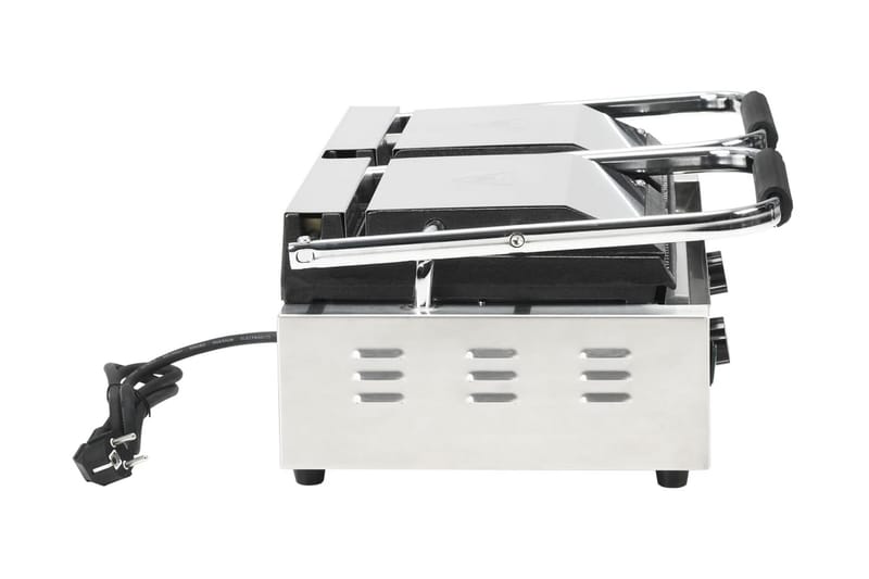 Dobbeltrillet Panini-Grill 3600 W 58 X 41 X 19 Cm - Sølv - Have - Grill - Grill tilbehør