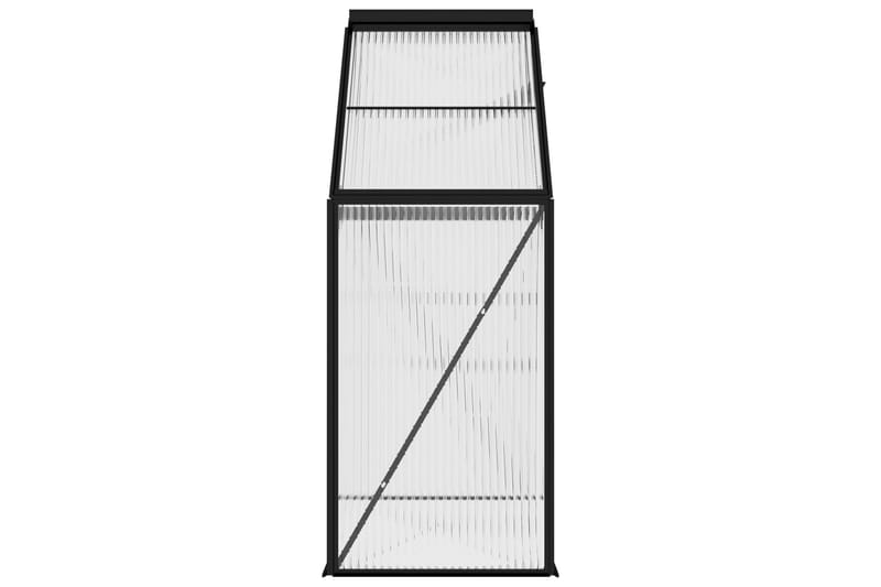 Drivhus 1,33 mâ² aluminium antracitgrå - Antracit - Have - Havearbejde & dyrkning - Drivhuse