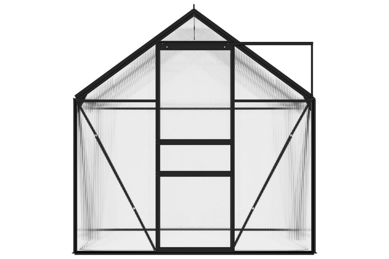 Drivhus 2,47 mâ² aluminium antracitgrå - Antracit - Have - Havearbejde & dyrkning - Drivhuse