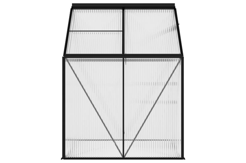 Drivhus 2,47 mâ² aluminium antracitgrå - Antracit - Have - Havearbejde & dyrkning - Drivhuse