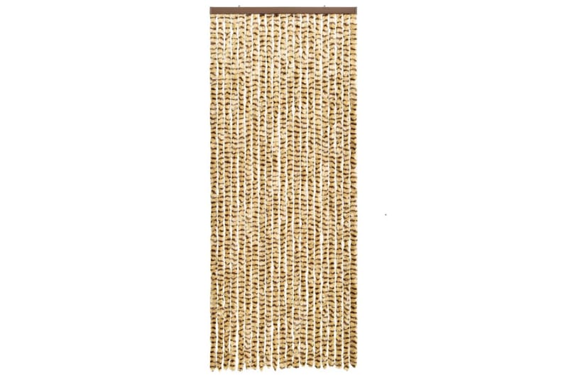 Insektgardin 56x185 cm chenille beige og brun - Beige - Have - Havearbejde & dyrkning - Dyrkning - Skadedyrsbekæmpelse - Myggebeskyttelse