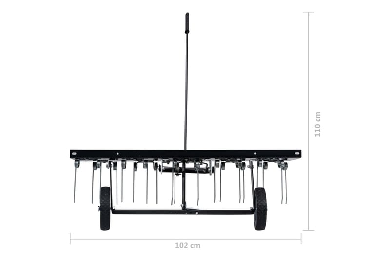 plænelufter til havetraktor 100 cm - Sort - Have - Havemaskiner - Plæneklippere - Traktor- og græsklippere