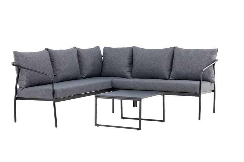 Spira Sofa Gruppe Sort - Have - Udendørs miljø - Altan & terrasse - Altanmøbler