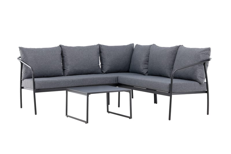 Spira Sofa Gruppe Sort - Have - Udendørs miljø - Altan & terrasse - Altanmøbler