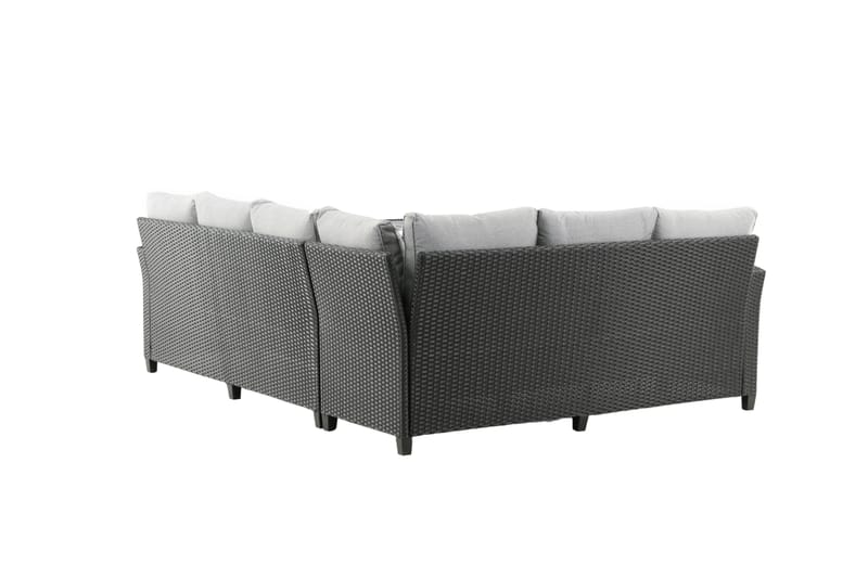 Bentwood Loungesofa 5-sits - Sort/Grå - Have - Udendørs miljø - Altan & terrasse - Altanmøbler