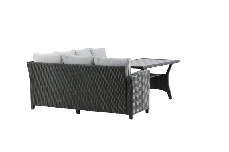 Bentwood Loungesofa 5-sits - Sort/Grå - Have - Udendørs miljø - Altan & terrasse - Altanmøbler