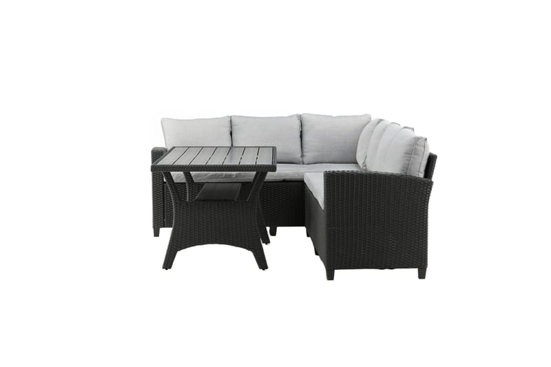 Bentwood Loungesofa 5-sits - Sort/Grå - Have - Udendørs miljø - Altan & terrasse - Altanmøbler