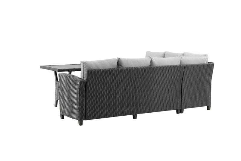 Bentwood Loungesofa 5-sits - Sort/Grå - Have - Udendørs miljø - Altan & terrasse - Altanmøbler