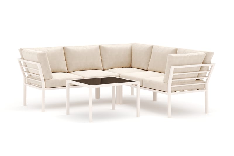 Ariany Sofagruppe 5-personers - Beige - Have - Udendørs miljø - Altan & terrasse - Altanmøbler