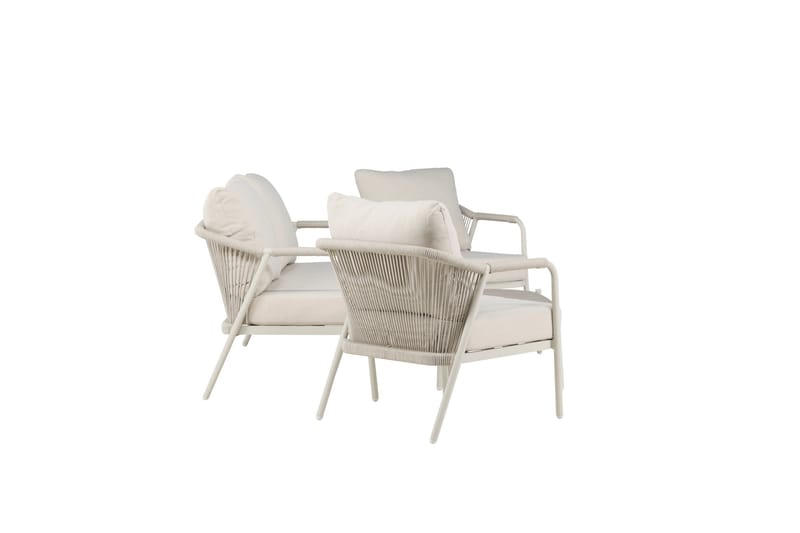 Sicily Sofagruppe Udendørs 4-personers - Beige - Have - Udendørs miljø - Altan & terrasse - Altanmøbler