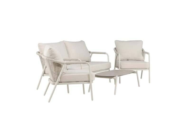 Sicily Sofagruppe Udendørs 4-personers - Beige - Have - Udendørs miljø - Altan & terrasse - Altanmøbler