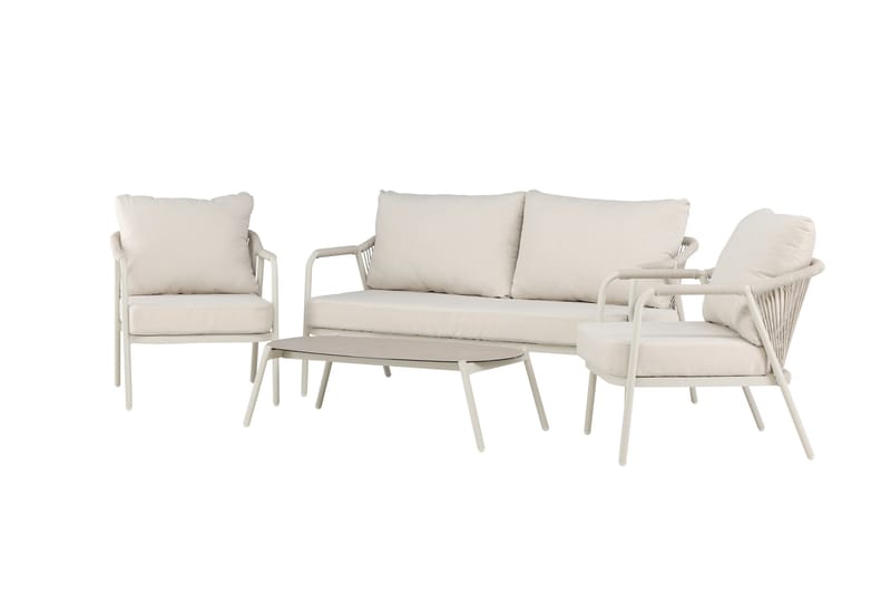 Sicily Sofagruppe Udendørs 4-personers - Beige - Have - Udendørs miljø - Altan & terrasse - Altanmøbler