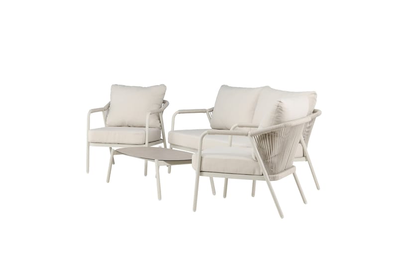 Sicily Sofagruppe Udendørs 4-personers - Beige - Have - Udendørs miljø - Altan & terrasse - Altanmøbler