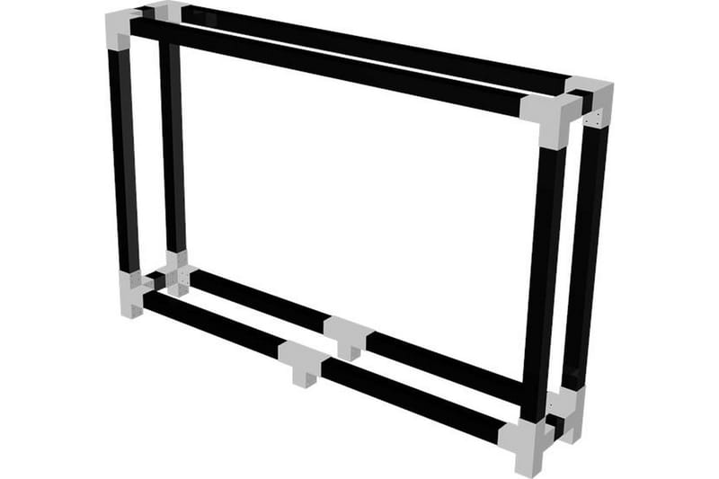 Cubic rumdeler til brænde - D: 50 cm H: 188 cm B: 286 cm - Have - Udendørs miljø - Udendørs opbevaring - Brændeopbevaring