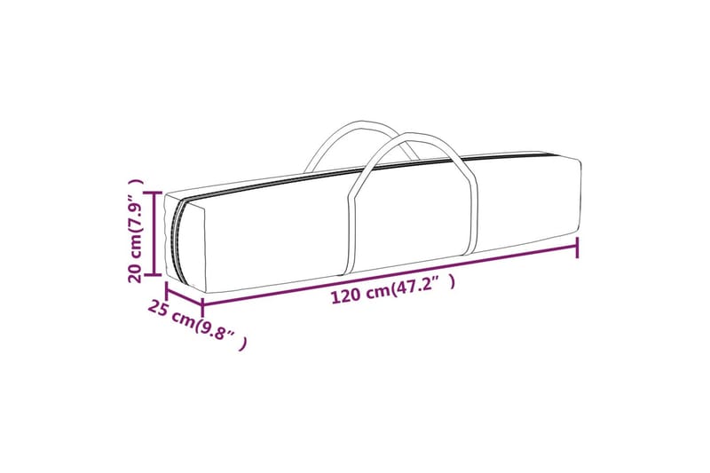 beBasic foldbart festtelt med sidevægge 2x2 m cremefarvet - Creme - Have - Udendørs miljø - Udendørs opbevaring - Havetelt & lagertelte - Partytelt