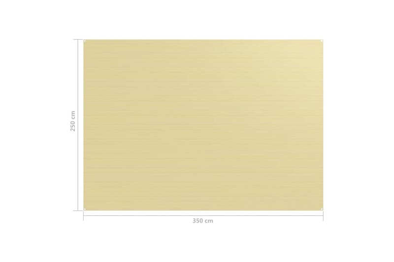 telttæppe 250x350 cm beige - Have - Udendørs miljø - Udendørs opbevaring - Havetelt & lagertelte