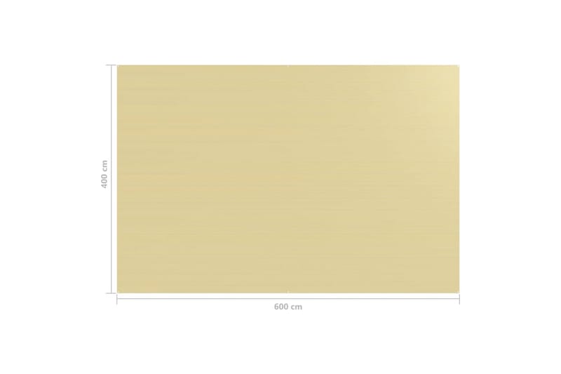 telttæppe 400x600 cm beige - Have - Udendørs miljø - Udendørs opbevaring - Havetelt & lagertelte