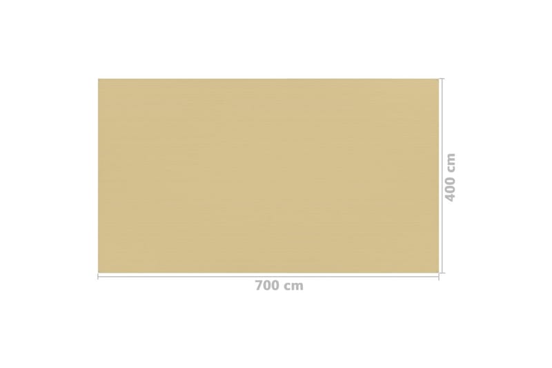 telttæppe 400x700 cm beige - Have - Udendørs miljø - Udendørs opbevaring - Havetelt & lagertelte