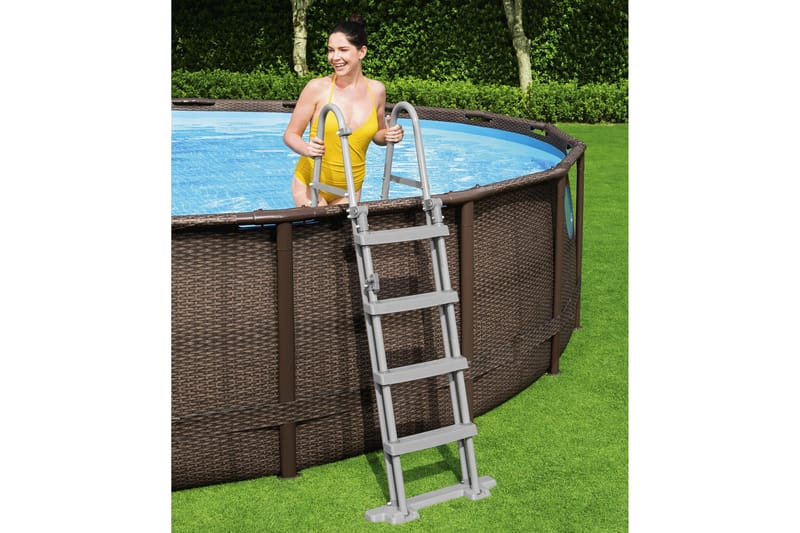 Bestway Power Steel Swim Vista II Overjordisk pool 5,49 m Brun - Bestway - Have - Udendørsbad - Pool - Fritstående pool