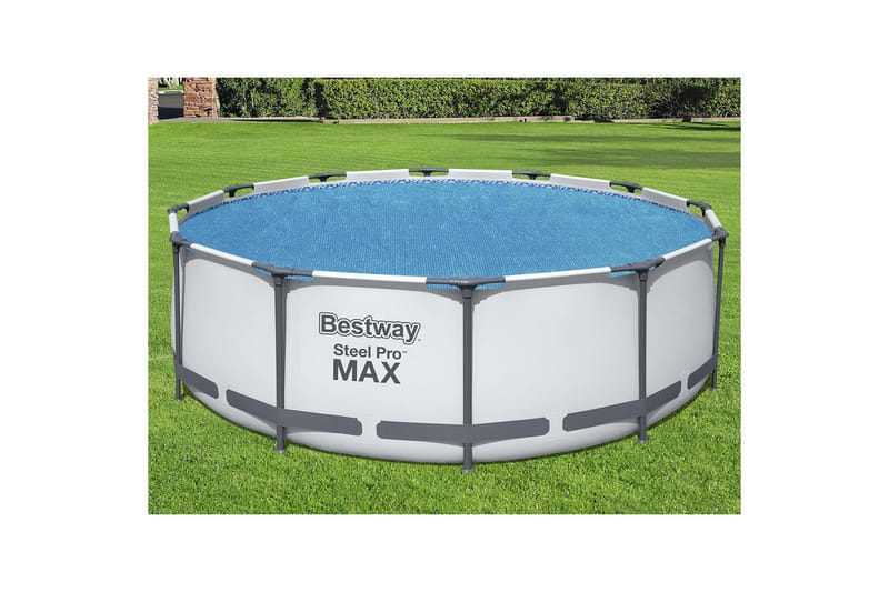 Flowclear solbeskyttelse/pooloverdækning til overjordisk pool - 3,66 m Blå - Bestway - Have - Udendørsbad - Pooltilbehør - Poolbeskyttelse - Poolovertræk & poolcover