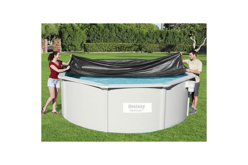 Pooloverdækning Flowclear™ 3,96 m Sort - Bestway - Have - Udendørsbad - Pooltilbehør - Poolbeskyttelse - Poolovertræk & poolcover