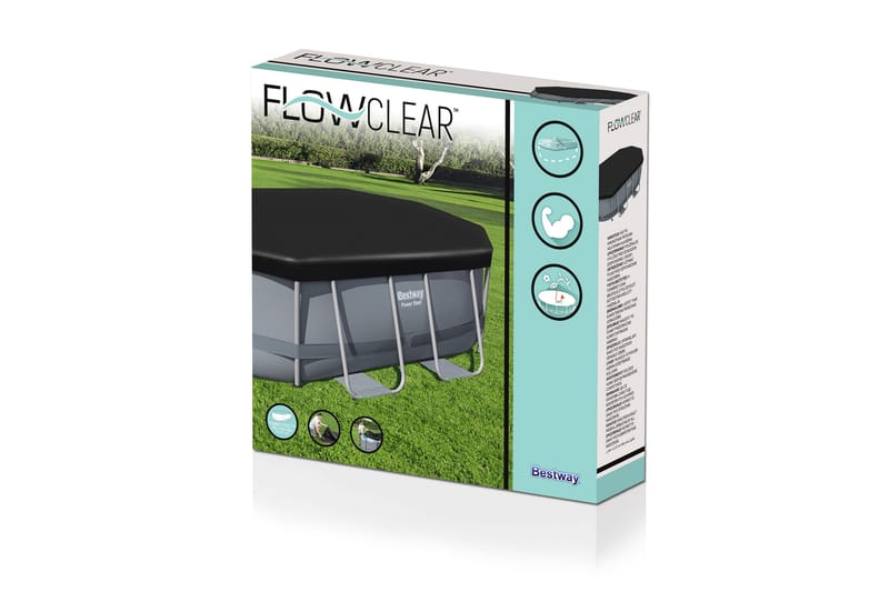 Poolovertræk Flowclear™ 3,05x2m Sort - Bestway - Have - Udendørsbad - Pooltilbehør - Poolbeskyttelse - Poolovertræk & poolcover