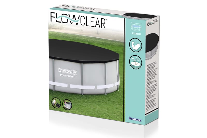 Poolovertræk Flowclear™ 4,27m Sort - Bestway - Have - Udendørsbad - Pooltilbehør - Poolbeskyttelse - Poolovertræk & poolcover