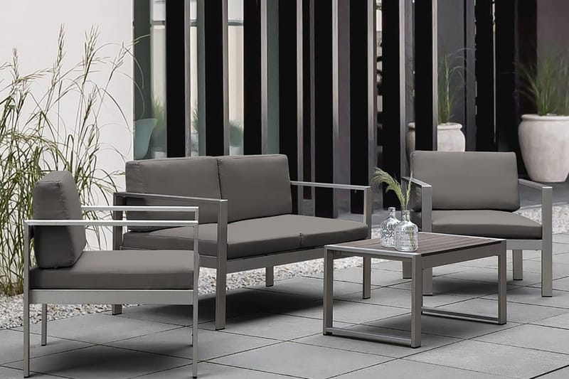 Tirrena Havesofa 142 cm - Grå - Havemøbler - Balkon - Balkonmøbler - Altanbænke