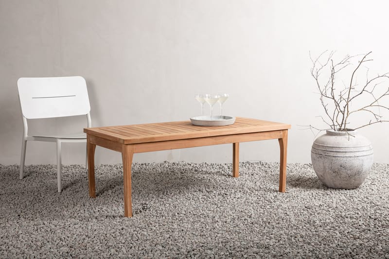 Sofabord 120 cm - Beige - Havemøbler - Balkon - Balkonmøbler - Altanborde