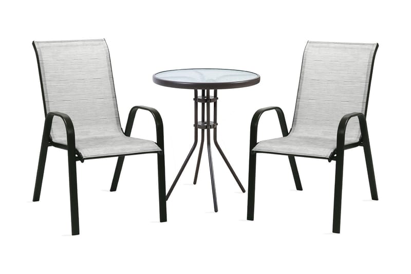 Møbelsæt DUBLIN bord og 2 stole D60xH70 - Havemøbler børn - Altansæt - Cafesæt