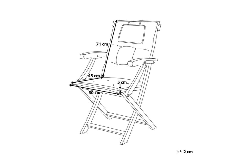 Riliegh Balkonsæt 68 cm + 2 Stole - Grafitgrå - Havemøbler - Balkon - Balkonmøbler - Altansæt