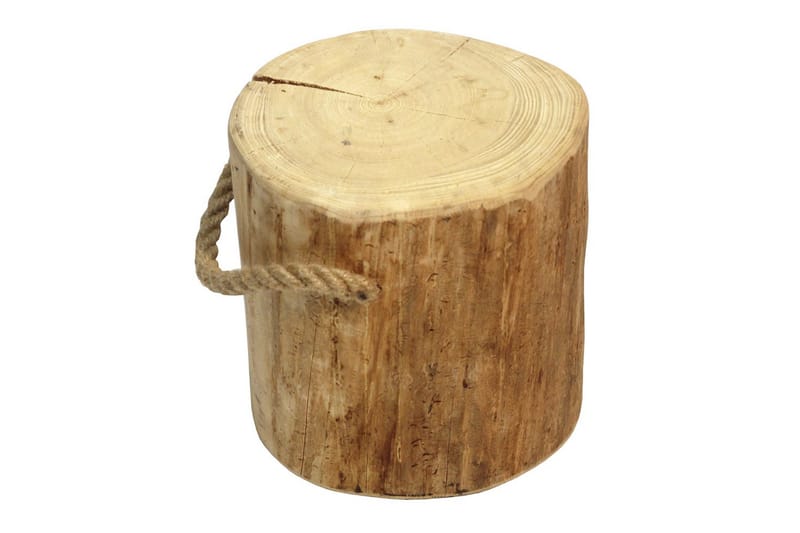 Stub EcoFurn Pölkky 30 cm ×23-30 cm Natur - Havemøbler - Balkon - Balkonmøbler - Altanstole