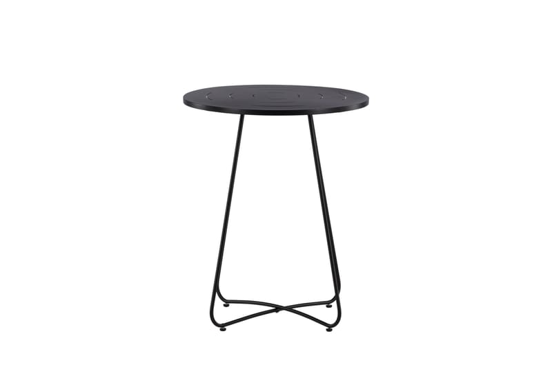 Bacong Cafébord 60 cm Rund - Sort - Havemøbler - Havebord - Cafebord