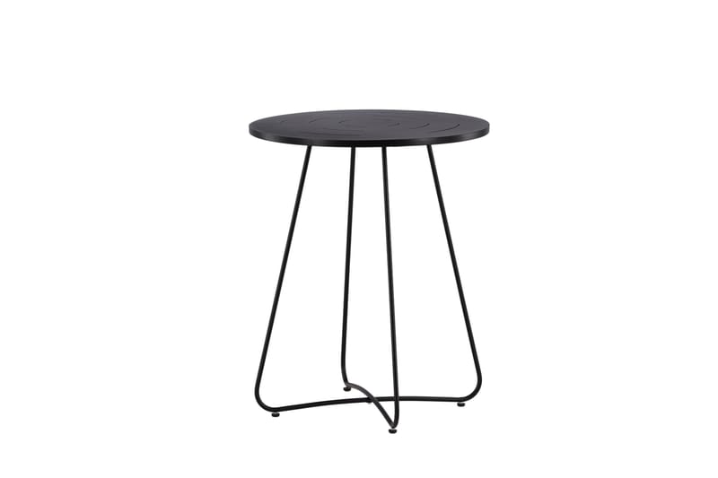 Bacong Cafébord 60 cm Rund - Sort - Havemøbler - Havebord - Cafebord