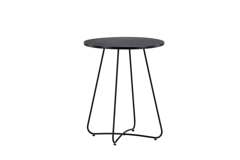 Bacong Cafébord 60 cm Rund - Sort - Havemøbler - Havebord - Cafebord