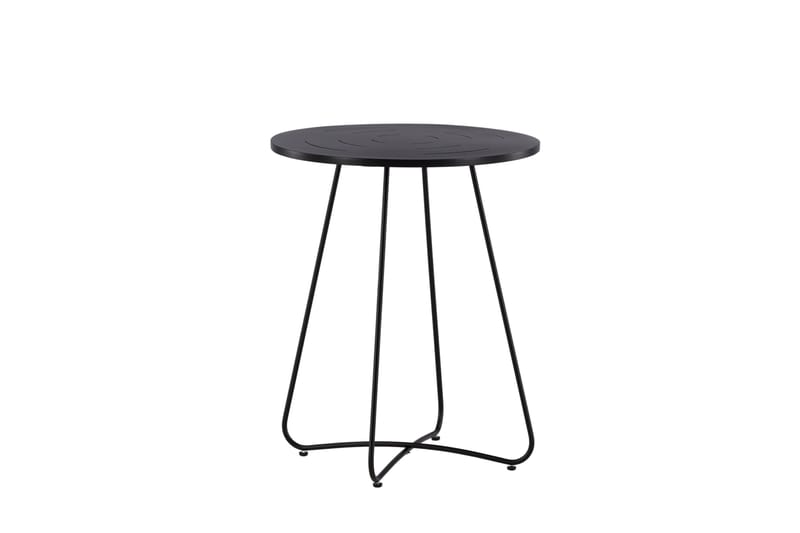 Bacong Cafébord 60 cm Rund - Sort - Havemøbler - Havebord - Cafebord