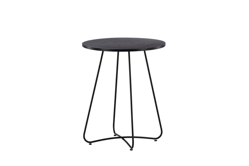 Bacong Cafébord 60 cm Rund - Sort - Havemøbler - Havebord - Cafebord