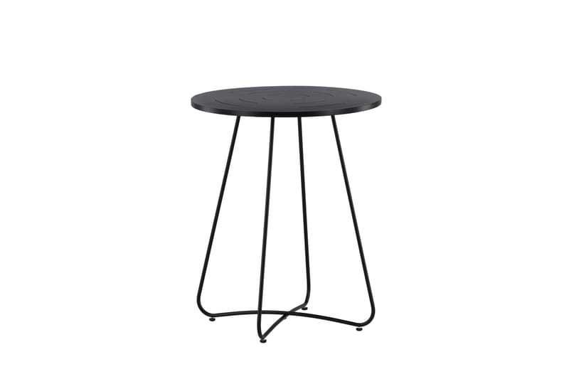 Bacong Cafébord 60 cm Rund - Sort - Havemøbler - Havebord - Cafebord