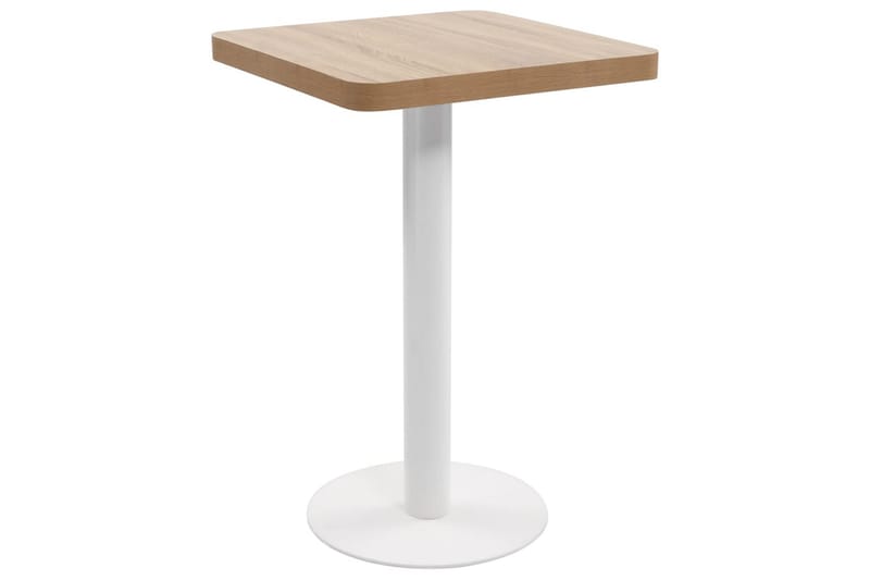 Bistrobord 50x50 cm Mdf Lysebrun - Brun - Havemøbler - Havebord - Cafebord