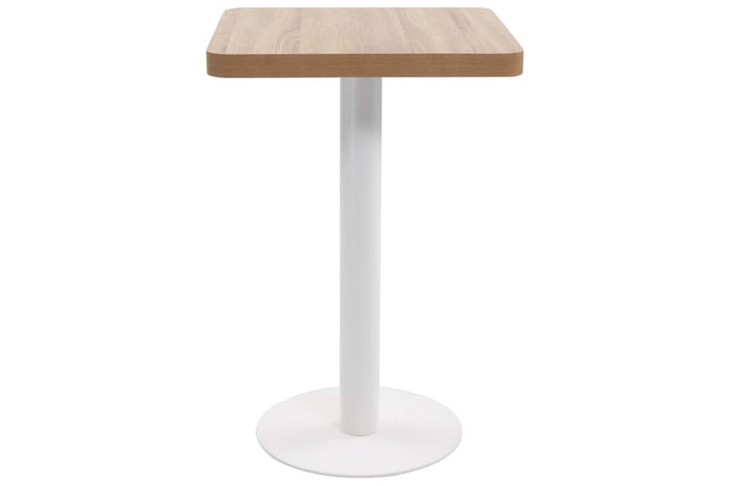 Bistrobord 50x50 cm Mdf Lysebrun - Brun - Havemøbler - Havebord - Cafebord