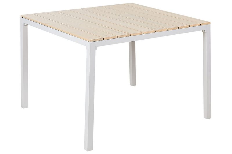 Edmundston Spisebord 95x95 cm - Beige/Hvid - Havemøbler - Havebord - Spisebord & havebord